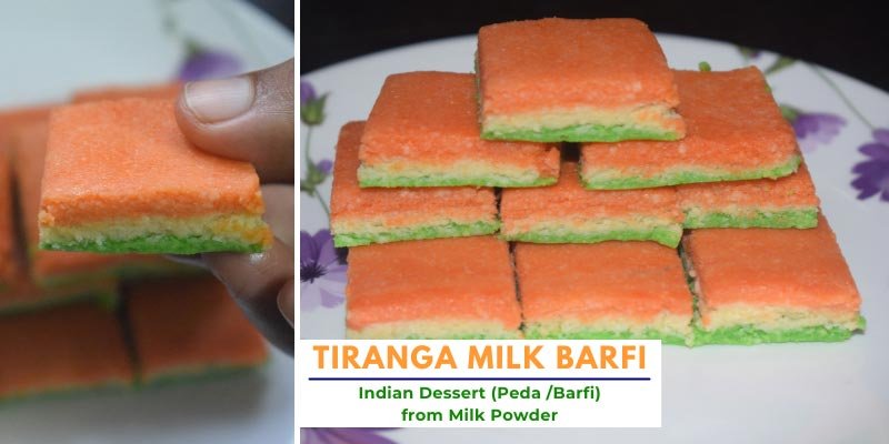 Tiranga Milk Barfi