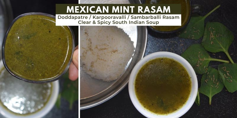 Mexican Mint Rasam