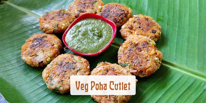 Veg Poha Cutlet TrendyAngel Kitchen