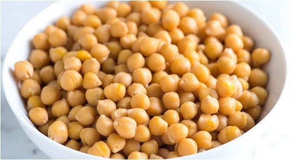 Boiled chickpeas