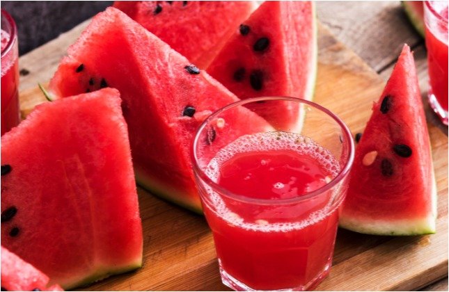 Healthy Food- Fruits- Watermelon juice