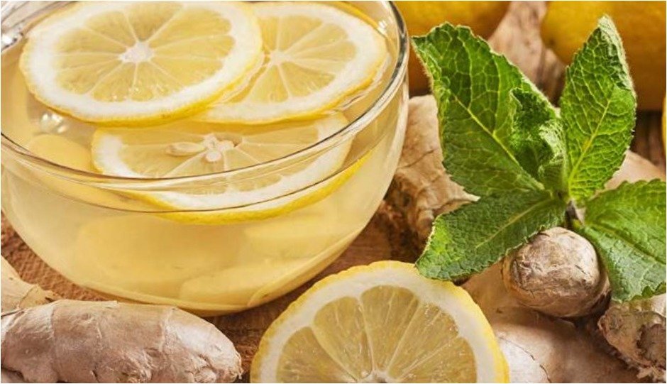 food poison - lemon- ginger- mint