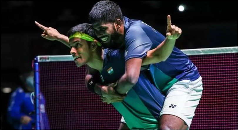 indian badminton duo of Satwiksairaj Rankireddy and Chirag Shetty
