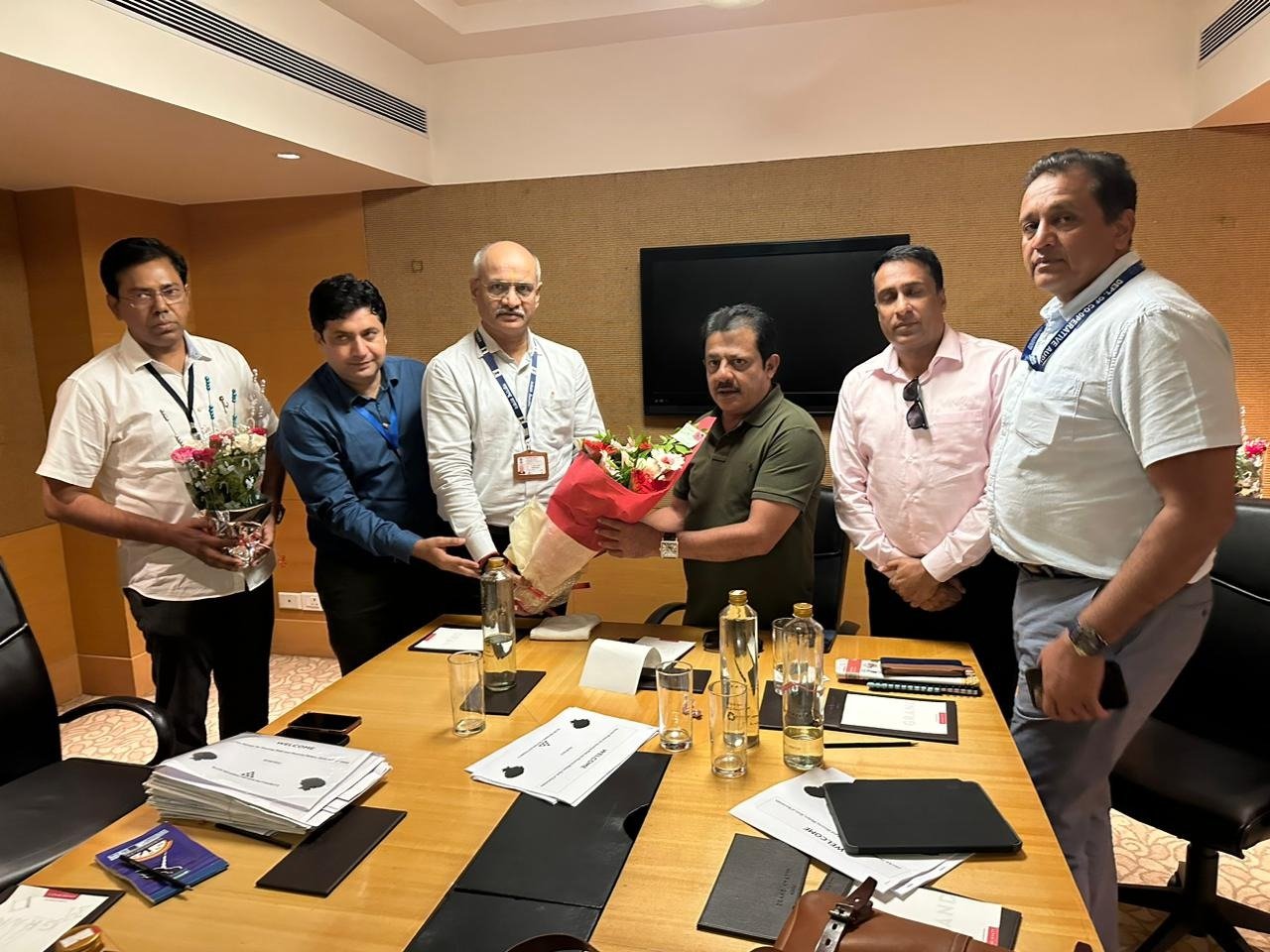 Zameer Ahmed Khan views Mumbai SRA residential complex