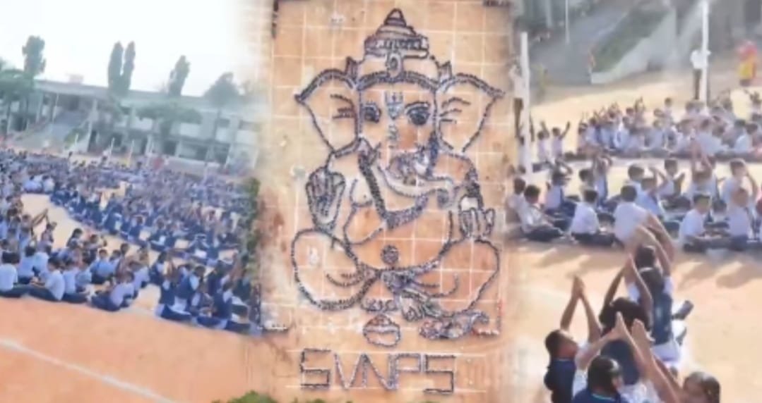 Koppal -Gangavathi- Vidyaniketan school - Ganesh Fest
