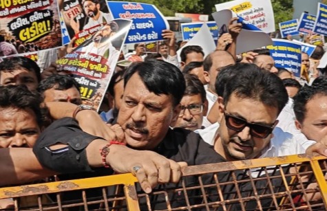 Gujarath-Congress-protest